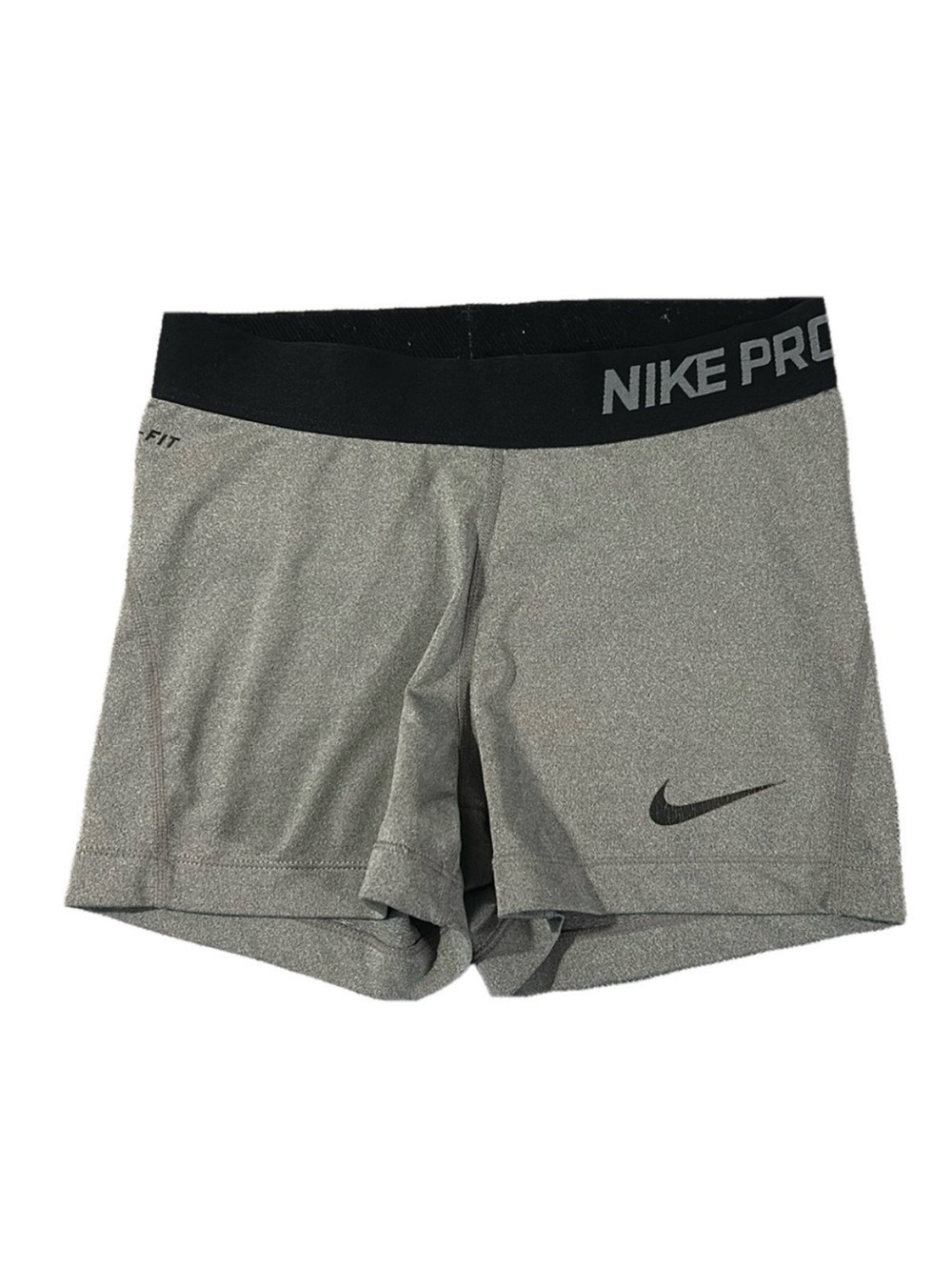 Nike Pro Women's 3" Training Shorts in Dark Grey/Heather/Black Size Small